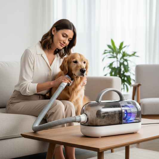 Pet Grooming Suction & Trimmer Machine