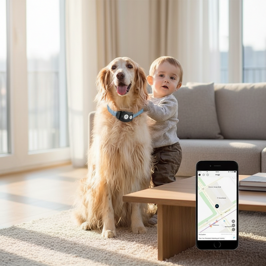 Pet Collar with GPS Tracker and Locator