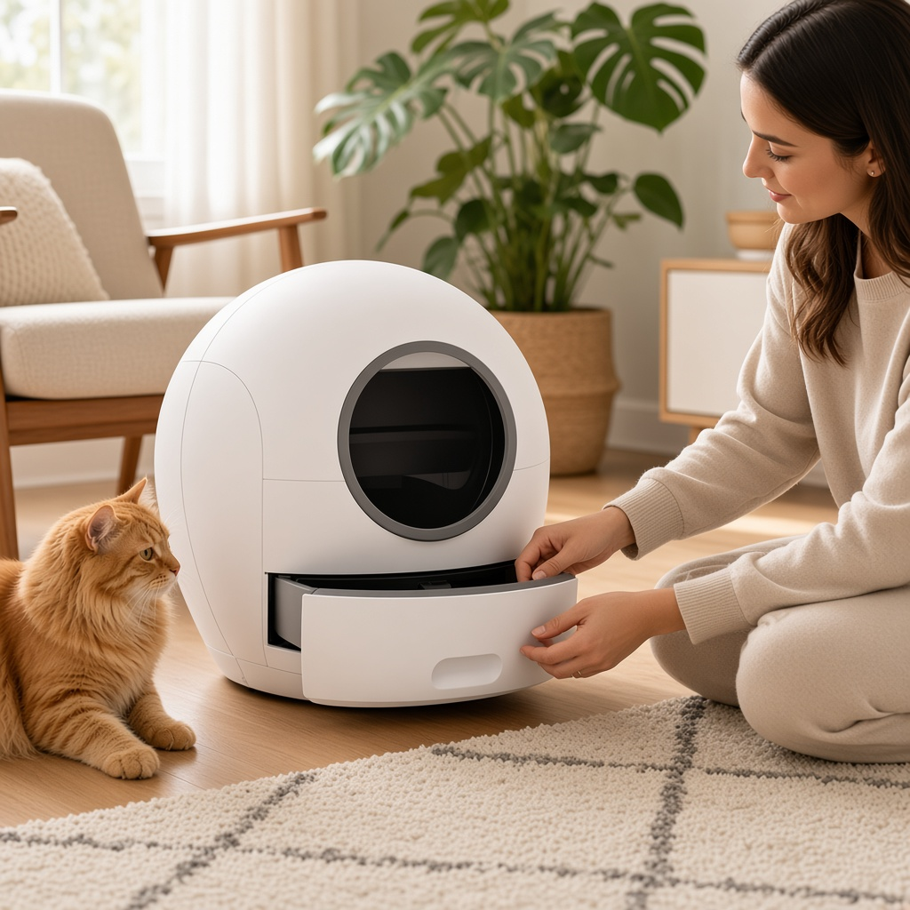 Oversized Smart Enclosed Litter Box