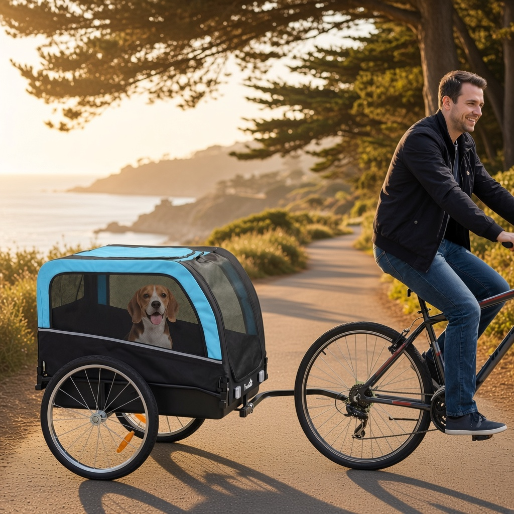 Dog Bike Trailer with 20" Air Tires