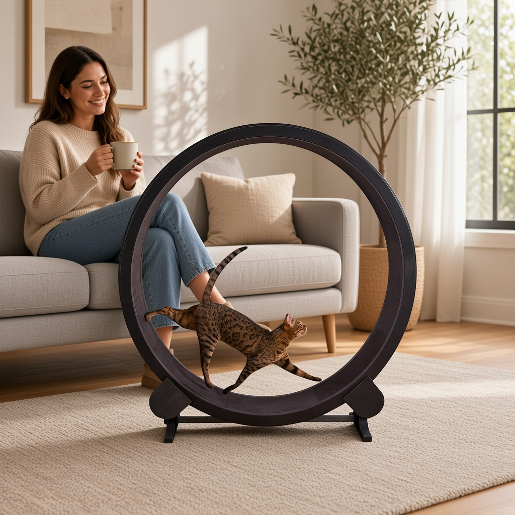 Pet Cat Running Wheel Fitness Toys