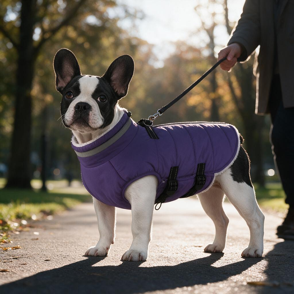 Dog Coat with Harness Built in Waterproof Dog Jacket with Back Zipper Reflective Dog Winter Coat for Cold Weather Windproof Dog Winter Jacket for Small Medium Large Dogs