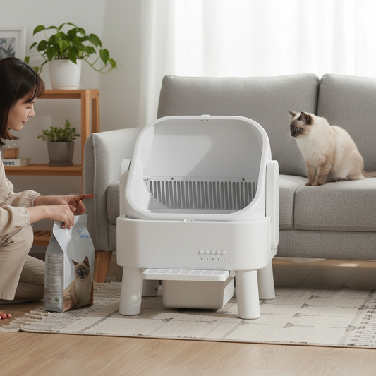 Automatic Oversized Cat Litter Box