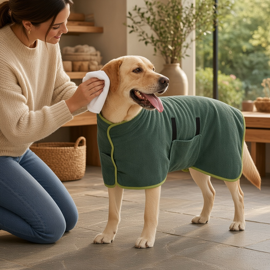 Pet Bathrobe Fast Drying Towel
