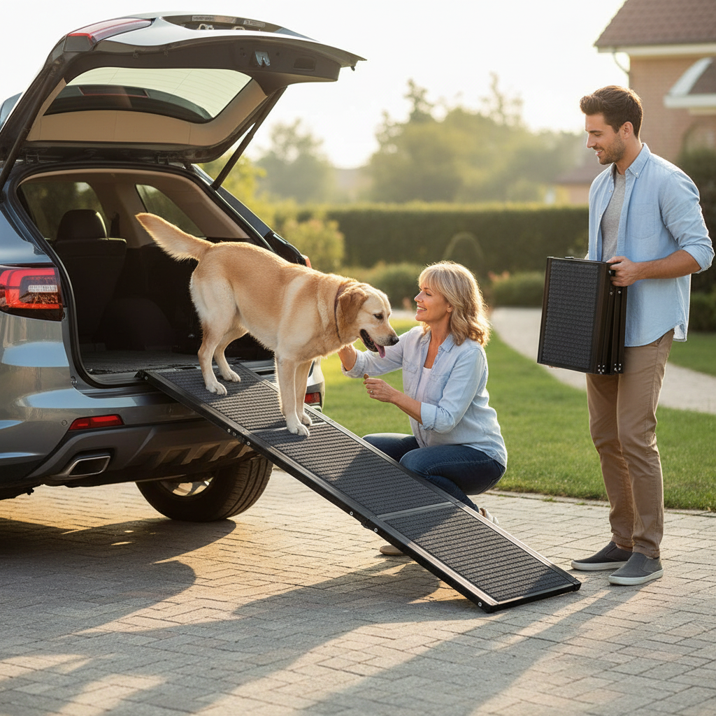 Folding Dog Car Ramp