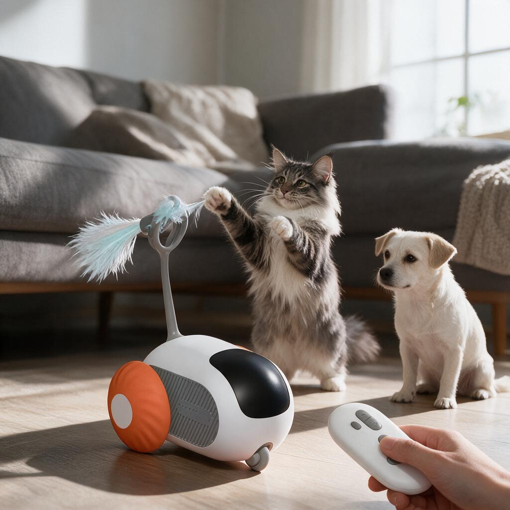 Smart Automatic Cat & Dog Toy Car