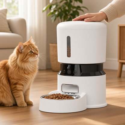 4L Smart Pet Feeder with 1080P HD Camera and App Control