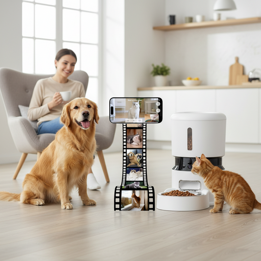 4L Smart Pet Feeder with 1080P HD Camera and App Control