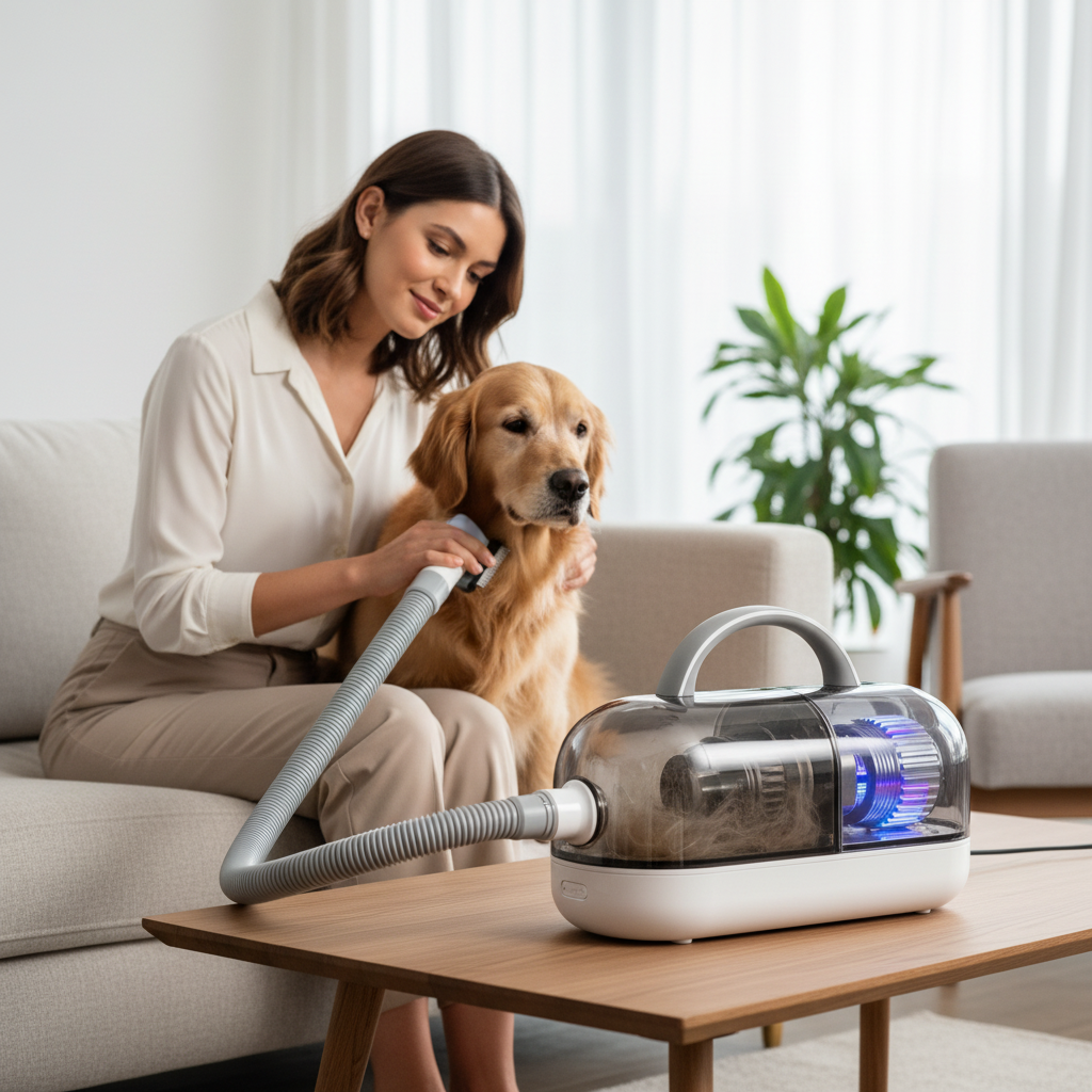Pet Grooming Suction & Trimmer Machine