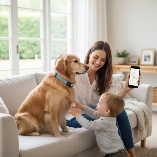 Pet Collar with GPS Tracker and Locator