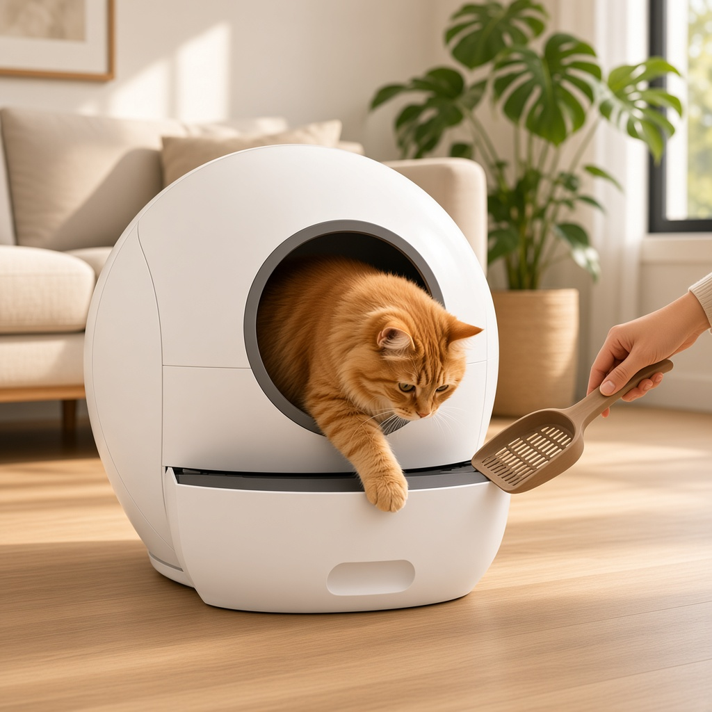 Oversized Smart Enclosed Litter Box