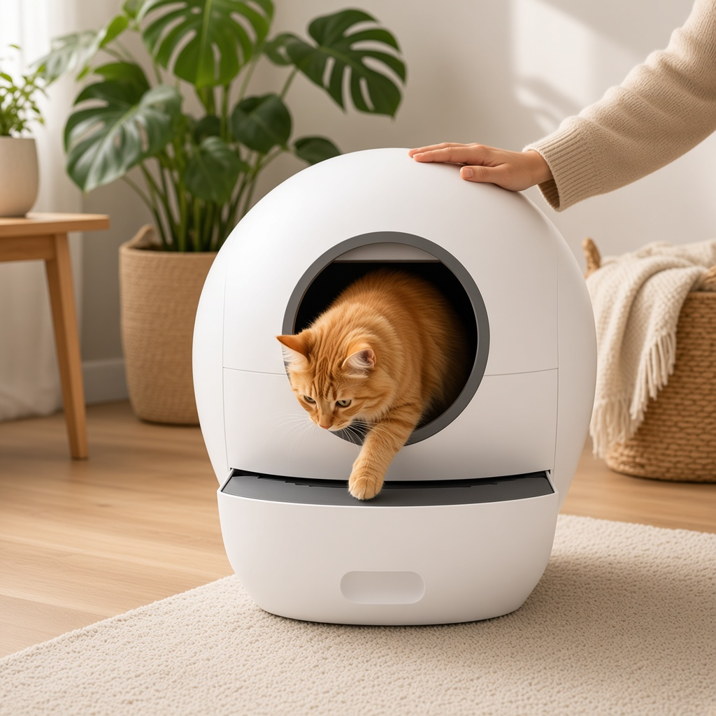 Oversized Smart Enclosed Litter Box