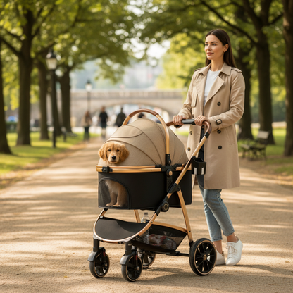 wangmao Premium Foldable Pet Stroller