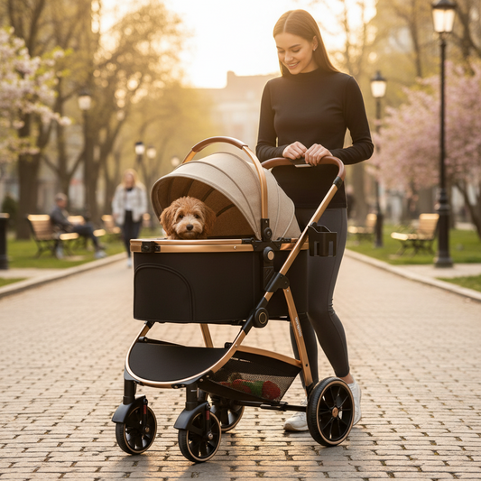wangmao Premium Foldable Pet Stroller