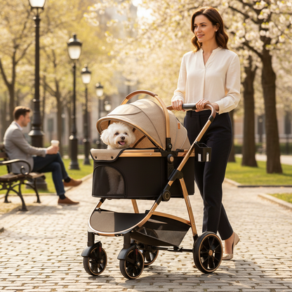 wangmao Premium Foldable Pet Stroller