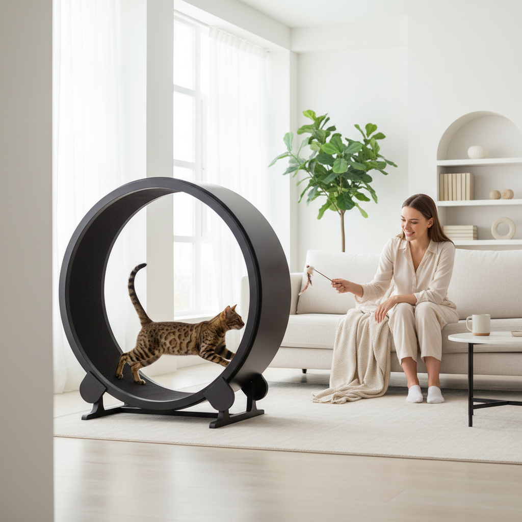 Pet Cat Running Wheel Fitness Toys