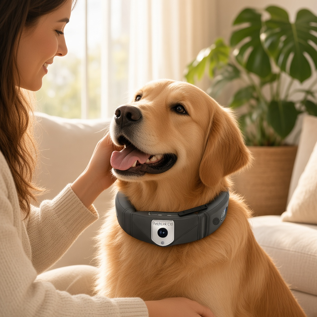 C10 Smart Pet Collar Health Monitor