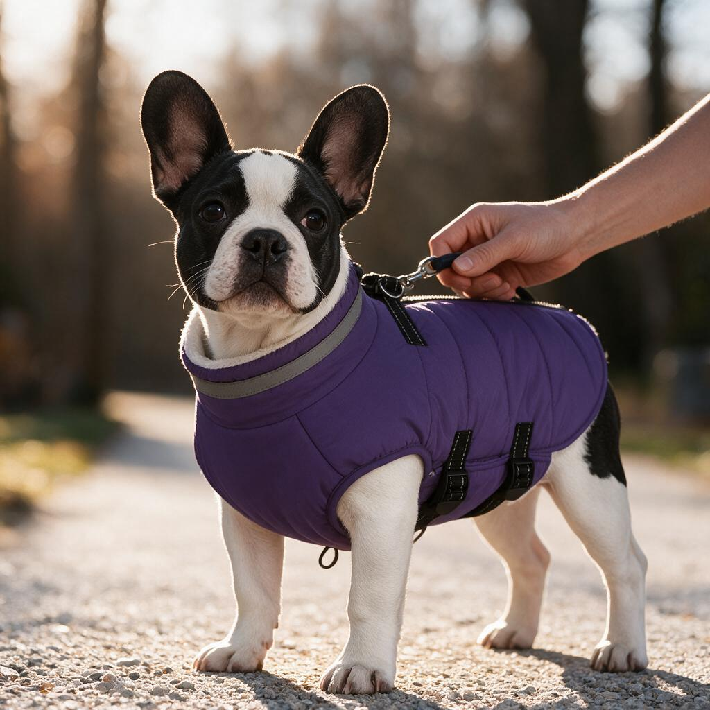 Dog Coat with Harness Built in Waterproof Dog Jacket with Back Zipper Reflective Dog Winter Coat for Cold Weather Windproof Dog Winter Jacket for Small Medium Large Dogs