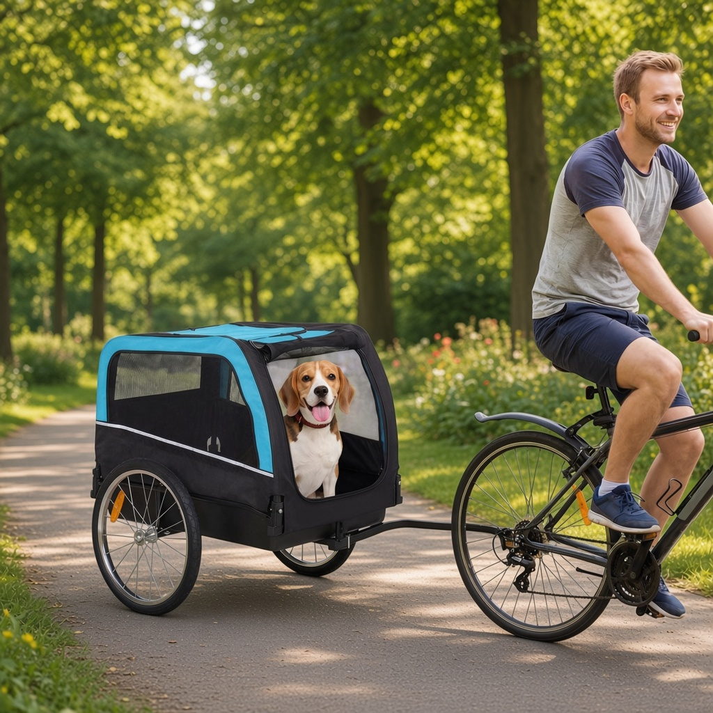 Dog Bike Trailer with 20" Air Tires