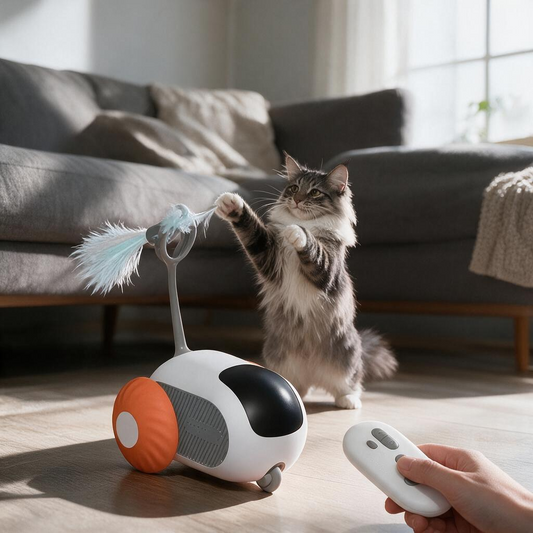 Smart Automatic Cat & Dog Toy Car