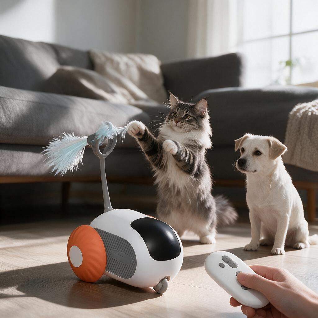 Smart Automatic Cat & Dog Toy Car