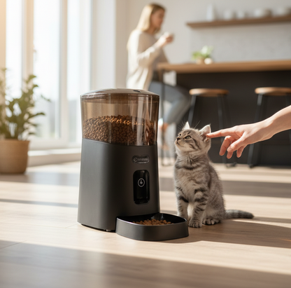 ROJECO Smart Automatic Cat Feeder with WiFi Control