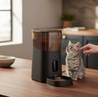 ROJECO Smart Automatic Cat Feeder with WiFi Control