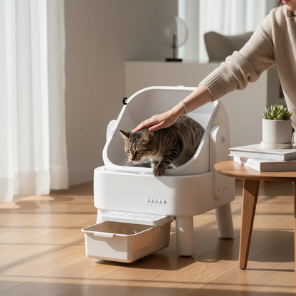 Automatic Oversized Cat Litter Box