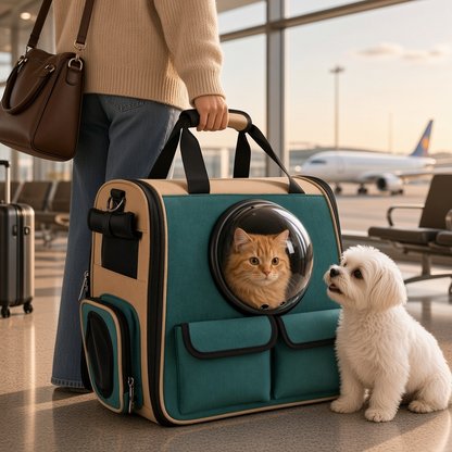 Cat and Dog Space Backpack Carrier for Travel