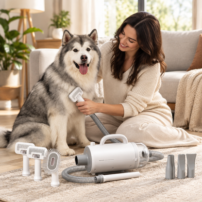 Mute Pet Dryer with Blowing & Suction