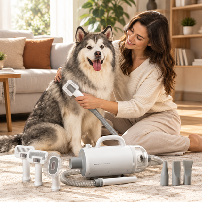 Mute Pet Dryer with Blowing & Suction
