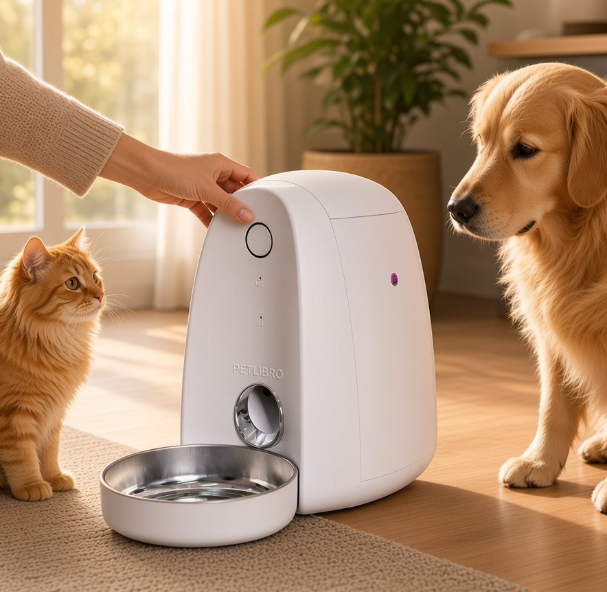 Smart Pet Automatic Feeder for Cats and Dogs