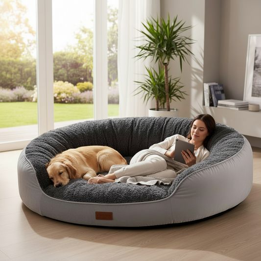 Dual Comfort Human-Pet Lounger