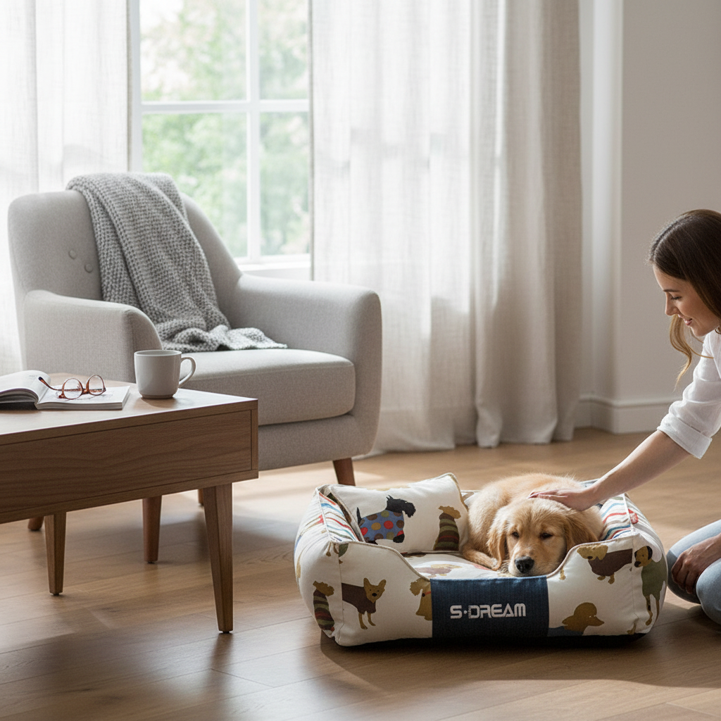 Large Removable and Washable Dog Cat Bed Mat