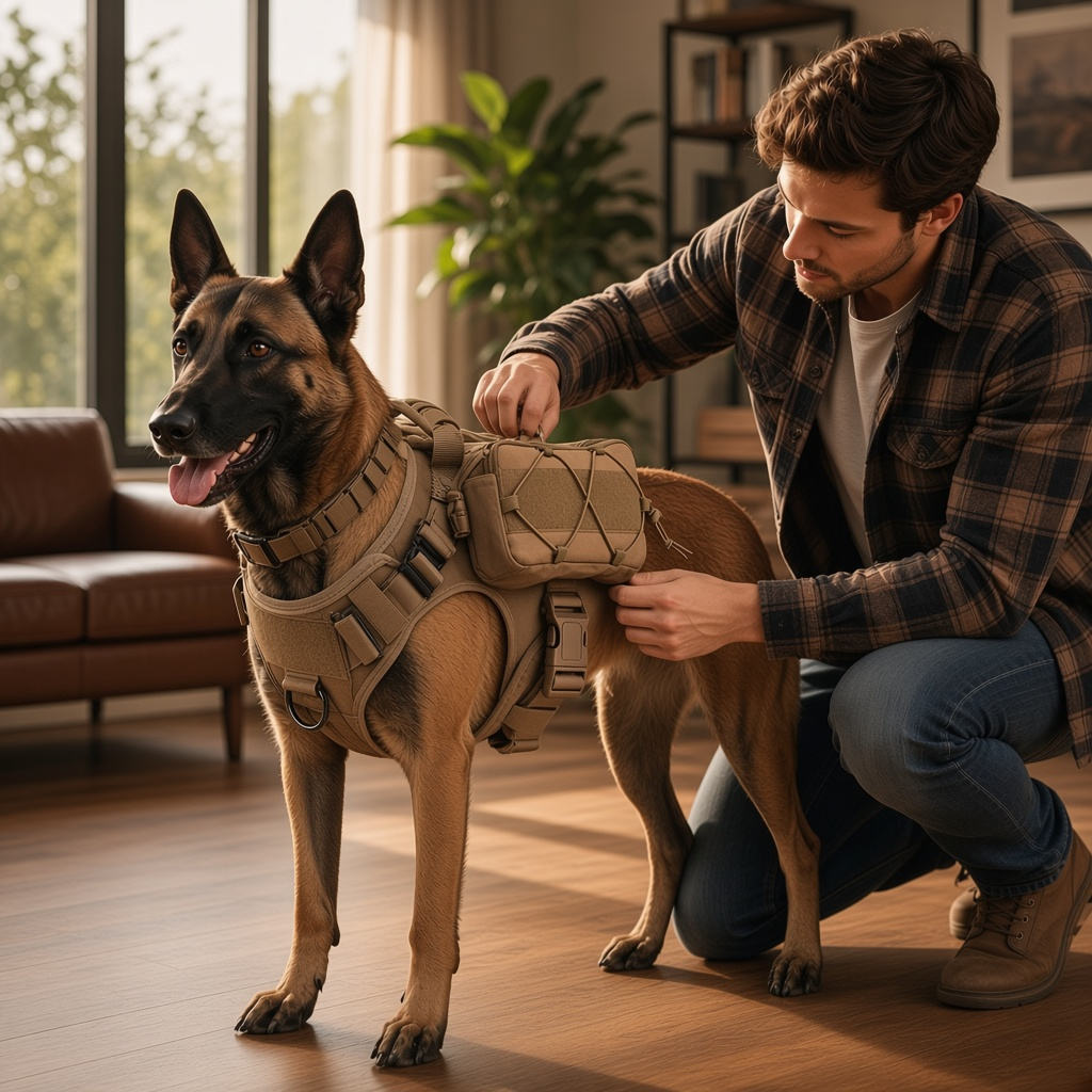 Tactical Dog Coat Vest for Outdoor Training Equipment