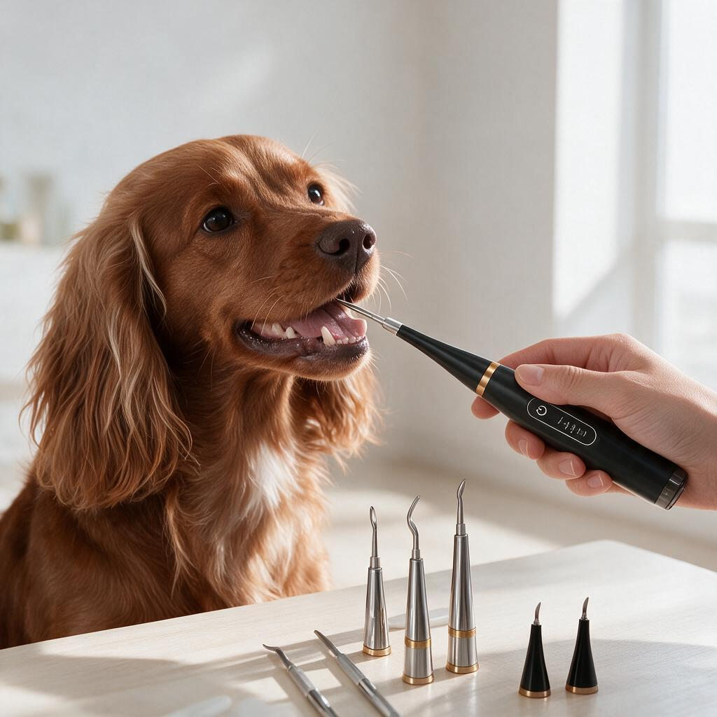FZChenrry Dog Plaque Remover for Teeth Dog Teeth Cleaning Kit and 5 Modes Teeth Cleaner for Dogs and Cats