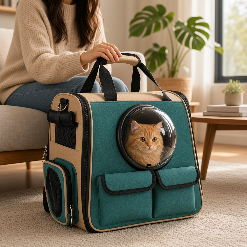Cat and Dog Space Backpack Carrier for Travel
