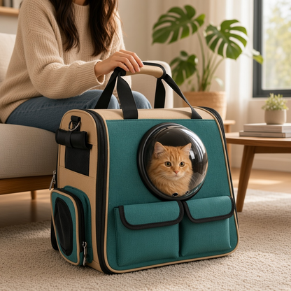 Cat and Dog Space Backpack Carrier for Travel