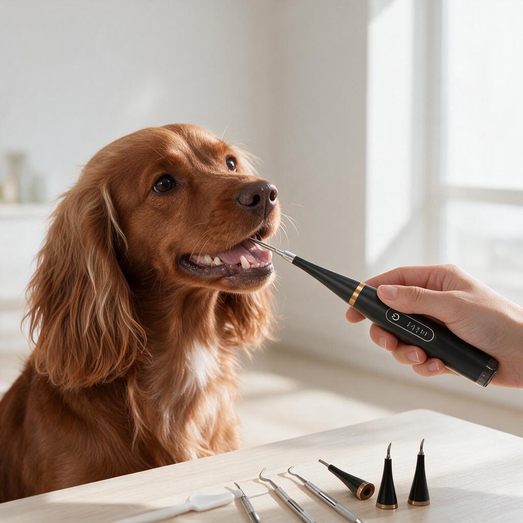 FZChenrry Dog Plaque Remover for Teeth Dog Teeth Cleaning Kit and 5 Modes Teeth Cleaner for Dogs and Cats