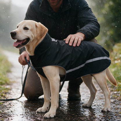 Dog Winter Jacket - Cozy Reflective Waterproof Dog Winter Coat Windproof Warm Winter Dog Jacket Comfortable Dog Apparel for Cold Weather Unique Stylish for Large Dogs Walking Hiking Travel Black 5XL