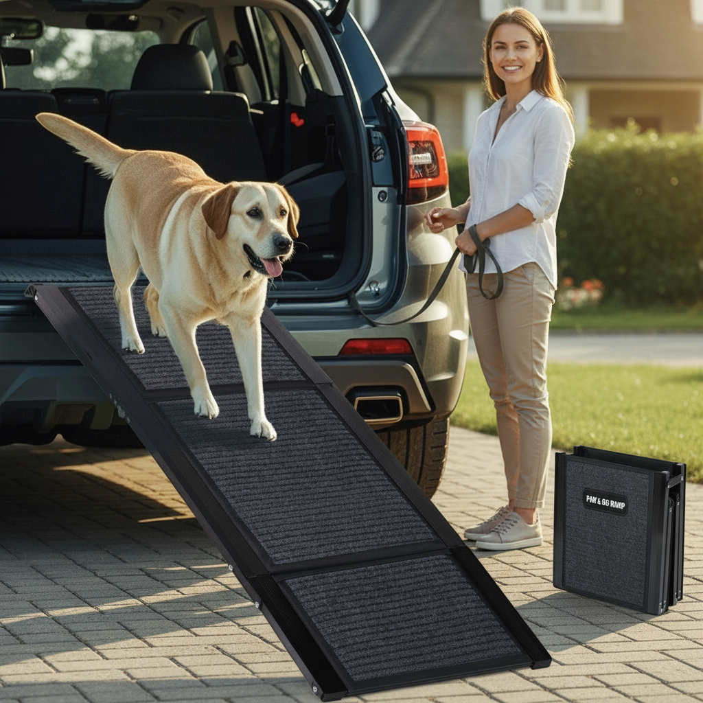 Folding Dog Car Ramp