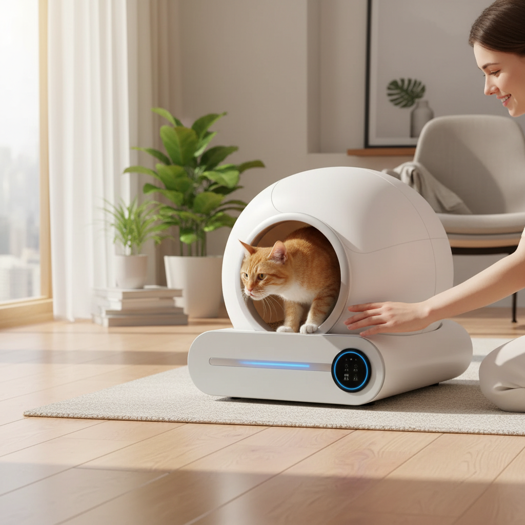 Smart Automatic Cat Litter Box