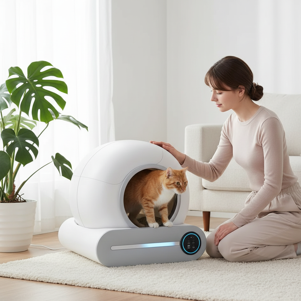 Smart Automatic Cat Litter Box