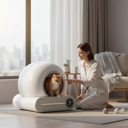 Smart Automatic Cat Litter Box