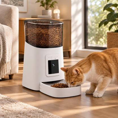 Smart Pet Feeder with Camera