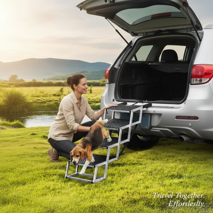 Foldable Aluminum Dog Car Stairs