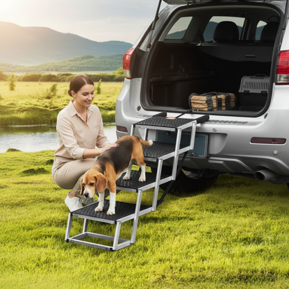 Foldable Aluminum Dog Car Stairs