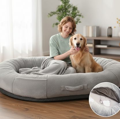 Dual Comfort Human-Pet Lounger