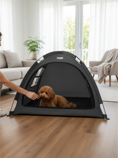 Cat Tent Outdoor House and Dog House Outdoor Cat and Dog Waterproof Tent House Outdoor Dog Bed Washable Indoor/Outdoor Cave Nest Bed Small Dog Tent for Cat Bunny (Gray Small)