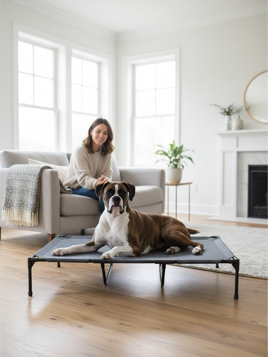 Elevated Portable Pet Bed for Dogs